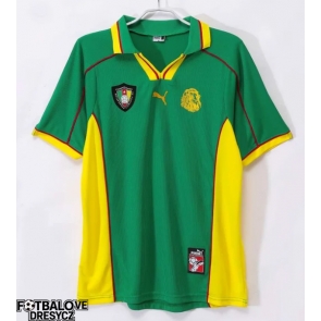 Cameroun 1998-1999 Retro Domácí Dres Krátký Rukáv Cameroun 1998-1999 Retro Domácí Dres Krátký Rukáv